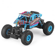 Load image into Gallery viewer, 1:18 2.4 G 4 WD RC Off-Road Radio Remote Control Racing Car-Blue