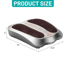 Load image into Gallery viewer, Shiatsu Heated Electric Kneading Foot and Back Massager-Silver