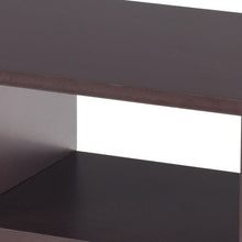 Load image into Gallery viewer, Wall Mount Cubby Organizer Hooks Entryway Storage Shelf-Brown