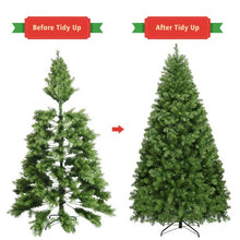 Load image into Gallery viewer, Pre-Lit Artificial PVC Christmas Tree with LED Lights & Stand-7'
