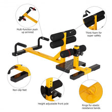 Load image into Gallery viewer, 3-in-1 Sissy Squat Ab Workout Home Gym Sit-up Machine
