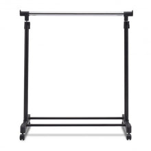 Load image into Gallery viewer, Adjustable Rolling Garment Rack Clothes Hanger