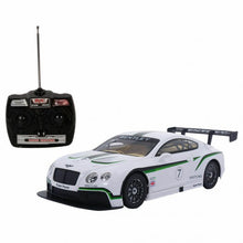 Load image into Gallery viewer, 1/14 Bentley Licensed Electric Radio RC Car w/ Lights-White