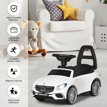 Load image into Gallery viewer, Licensed Mercedes Benz Kids Ride On Push Car-White