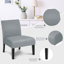 Load image into Gallery viewer, Modern Upholstered Armless Cozy Fabric Chair