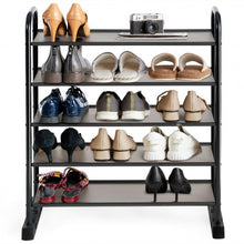 Load image into Gallery viewer, 5-Tier Metal Frame Shoe Rack Space-saving Shoe Organizer