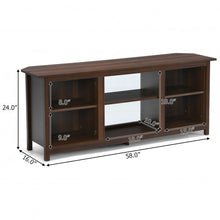 Load image into Gallery viewer, 2-Tier Entertainment Media Console Center-Coffee