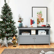 Load image into Gallery viewer, 44" Wooden Storage Cabinet TV Stand-Gray