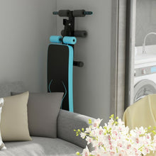 Load image into Gallery viewer, Folding Weight Bench Adjustable Sit-up Board Workout Slant Bench-Blue