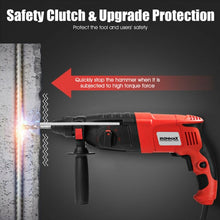 Load image into Gallery viewer, 1/2" Electric Rotary Hammer Drill with Bits & Case