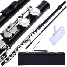 Load image into Gallery viewer, 16 Hole C Flute for Student Beginner School Band 8 Colors w/ Case New-Green