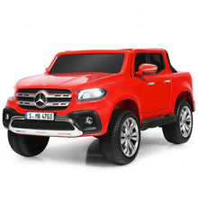 Load image into Gallery viewer, 12V 2-Seater Kids Ride On Car Licensed Mercedes Benz X Class RC with Trunk-Red