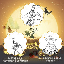 Load image into Gallery viewer, 6 FT Halloween Blow-Up Inflatable Ghost in Pumpkin