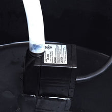 Load image into Gallery viewer, 2 Tiers Outdoor Wooden Barrel Waterfall Fountain with Pump