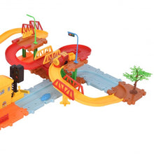 Load image into Gallery viewer, 60 pcs Railway Train Building Blocks with Light & Music