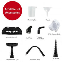 Load image into Gallery viewer, 1050W Portable Multipurpose Pressurized Handheld Steam Cleaner-Red