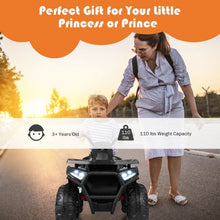 Load image into Gallery viewer, 12 V Kids Electric 4-Wheeler ATV Quad with MP3 and LED Lights-Black