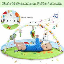 Load image into Gallery viewer, Baby Activity Educational Gym Play Mat with Hanging Toys