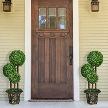 Load image into Gallery viewer, 36'' Artificial Topiary Triple Ball Tree for Indoor and Outdoor