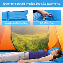 Load image into Gallery viewer, Self-Inflating Camping Outdoor Sleeping Mat with Pillows Bag