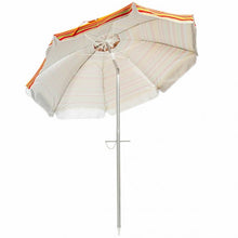 Load image into Gallery viewer, 6.5FT Sun Shade Patio Beach Umbrella with Carry Bag-Red & Orange