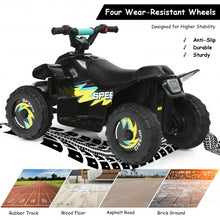 Load image into Gallery viewer, 6V Kids Electric ATV 4 Wheels Ride-On Toy -Black