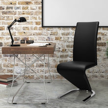Load image into Gallery viewer, 2 pcs High Back W/U - Shaped PU Leather Dining Chairs