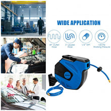 Load image into Gallery viewer, 3/8" x 49' Retractable Auto Air Hose Reel Compressor