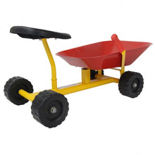 Load image into Gallery viewer, 8" Heavy Duty Kids Ride-on Sand Dumper w/ 4 Wheels-Red
