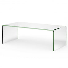 Load image into Gallery viewer, 42.0" x 19.7" x 14" Tempered Glass Coffee Table