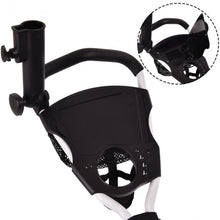 Load image into Gallery viewer, Foldable 3 Wheels Push Pull Golf Trolley with Scoreboard Bag