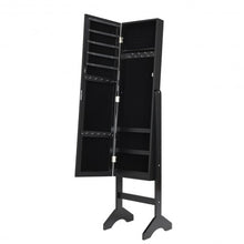 Load image into Gallery viewer, Attractive Rectangle Mirrored Jewelry Cabinet-Black