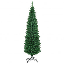 Load image into Gallery viewer, PVC Artificial Slim Pencil Christmas Tree-6'