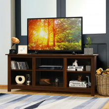 Load image into Gallery viewer, 2-Tier 58" TV Stand Entertainment Media Console Center-Walnut