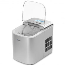 Load image into Gallery viewer, 26 lbs Countertop LCD Display Ice Maker with Ice Scoop
