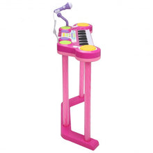 Load image into Gallery viewer, Kids 37 Key Electronic Keyboard Musical Piano w/ Microphone-Pink