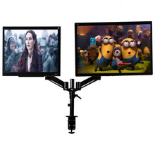 Load image into Gallery viewer, Dual 2 Screens Desk Mount Stand TV LCD Bracket