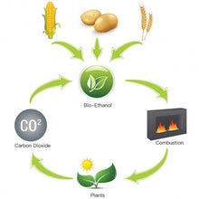 Load image into Gallery viewer, Stainless Steel Portable Tabletop Ventless Bio Ethanol Fireplace