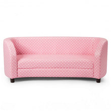 Load image into Gallery viewer, 2 Seat Kids Sofa Armrest Chair with Two Cloth Pillows