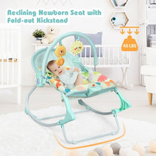 Load image into Gallery viewer, Baby Adjustable Swing Bouncer & Rocker-Green