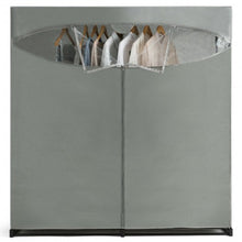Load image into Gallery viewer, Portable Wardrobe Clothes Storage Organizer Closet with Hanging Rack