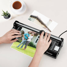 Load image into Gallery viewer, 9" Hot and Cold Paper Trimmer with 25 Pouches and Corner Rounder-Black