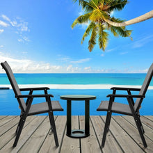 Load image into Gallery viewer, Set of 2 Outdoor Patio Folding Chairs