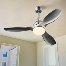 Load image into Gallery viewer, Modern 48" Ceiling Fan w/ Dimmable LED Light & Remote Control Reversible Blades