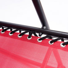 Load image into Gallery viewer, Outdoor Patio Headrest Folding Zero Gravity Rocking Chair-Red