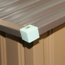 Load image into Gallery viewer, 9' x 6' Outdoor Storage Shed Tool House Sliding Door Steel-Khaki