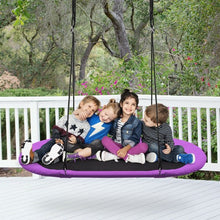 Load image into Gallery viewer, 60" Saucer Surf Outdoor Adjustable Swing Set-Purple