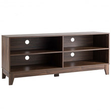 Load image into Gallery viewer, 58" Modern Entertainment Media Center Wood TV Stand-Walnut