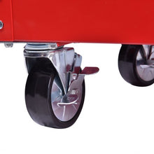 Load image into Gallery viewer, Metal Rolling Tool Cart 2 Drawer Cabinet Storage ToolBox Portable Mechanic Lock