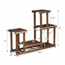 Load image into Gallery viewer, Solid Wood Plant Stand Multi Layer Plant Pot Holder